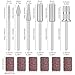 6 Pcs Nail Drill Bits Set 3/32'' 2.35mm Professional Acrylic Nail File Drill Bit with 6 pcs Sanding Bands Cuticle Remover Bits for Salons Beauty Manicure Pedicure Cuticle Gel Nails Polishing
