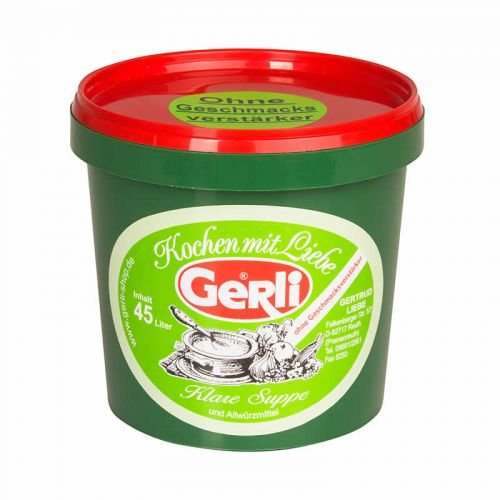 Feine klare Suppe ohne Geschmacksverstärker Gerli Suppe 900 g