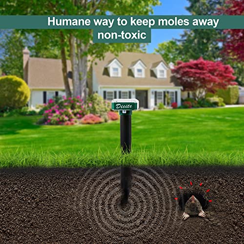 Solar Mole Repellent, 10 Pack Ultrasonic Mole Repellent Solar Powered, Waterproof Snake Vole Gopher Repellent for Garden & Yard (Green) Solar Mole Repellent, 10 Pack Ultrasonic Mole Repellent Solar Powered, Waterproof Snake Vole Gopher Repellent for Garden & Yard (Green)
