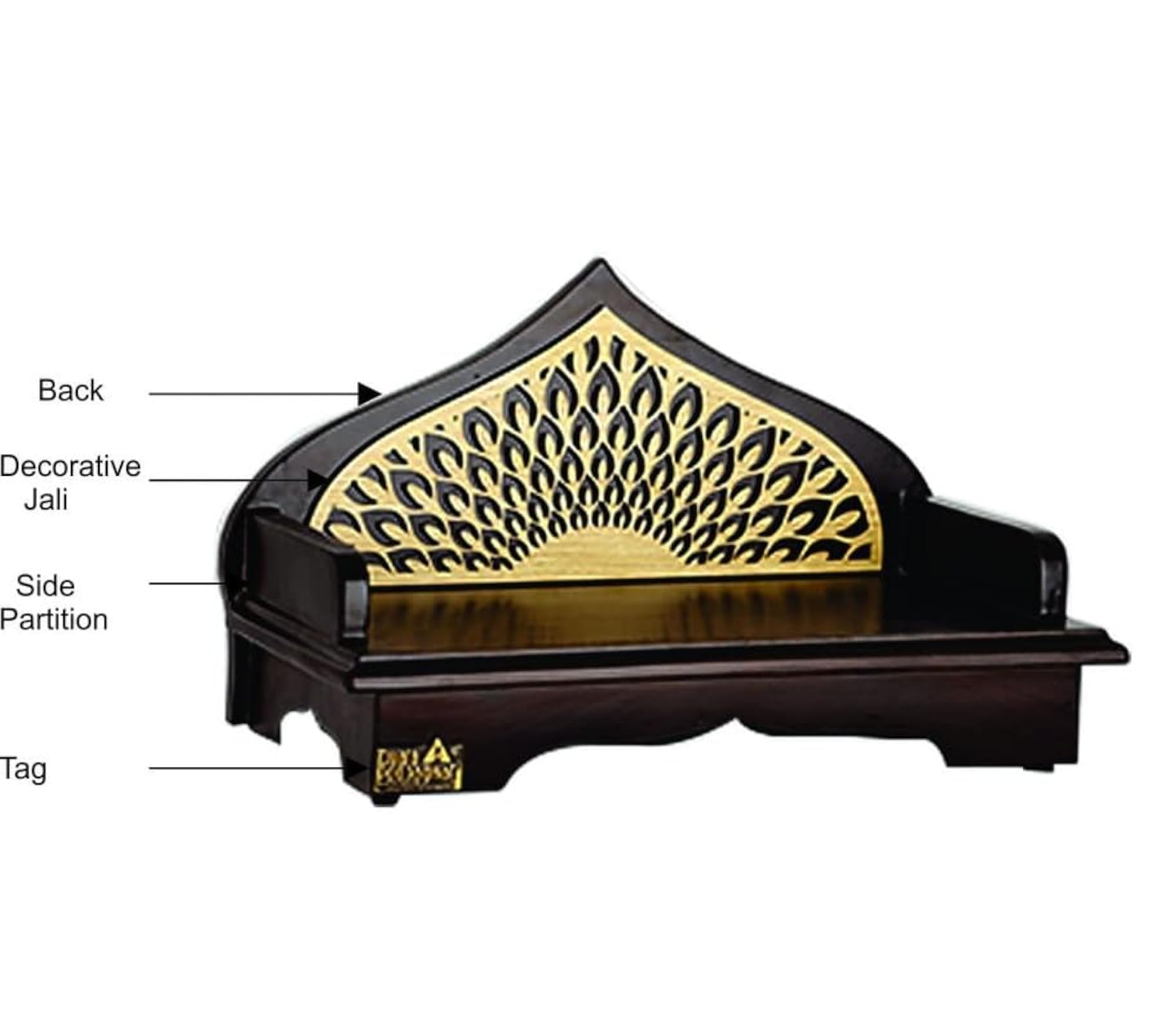 Simply Designed Handcrafted Wooden Temple