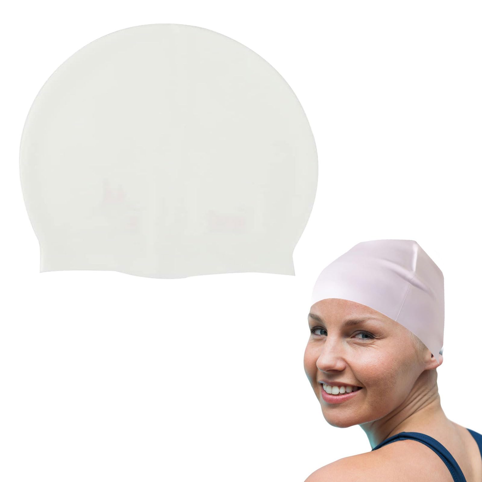 Cuffia Da Nuoto In Silicone - Unisex Adulti E Bambini, Antiscivolo E Protezione Capelli - Foto 4