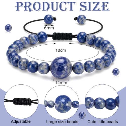 Image of Sureio 6 Pcs Motion Sickness Bracelets Cruise Essentials Adjustable Anti Nausea Wristband for Adults Car Sea Air Sickness Relief