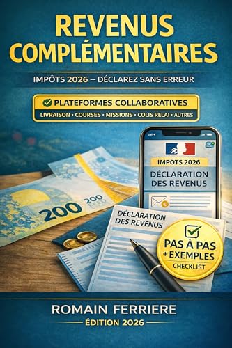 Revenus complémentaires Impôts 2026 Déclarez sans erreur: Plateformes collaboratives (Livraison-Courses-Missions-Colis relai)