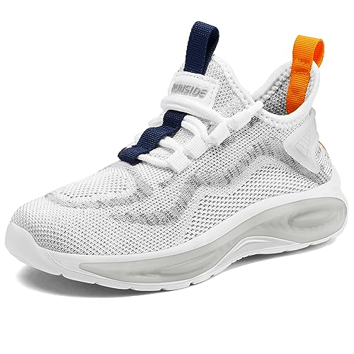 Chaussures de tennis pour garçons évitant la transpiration avec lacets stables RUNSIDE
