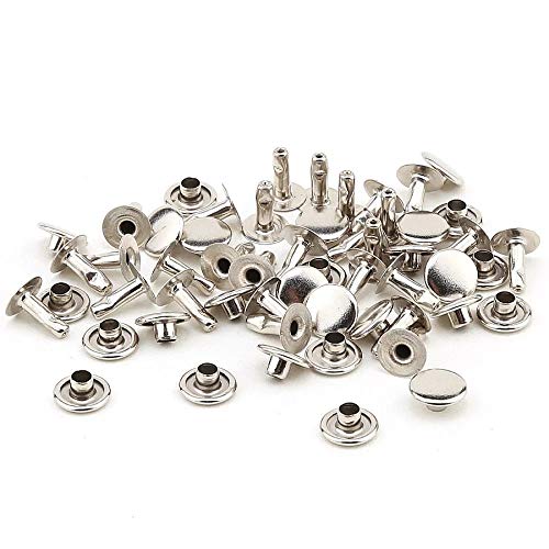 1000 Sets (2000 Pieces) 11Mm Single Cap Rivets (Size 123) #TOP1