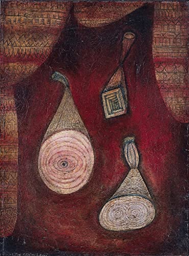 Reproduction de l'affiche Tombé Paul Klee art mural haut de gamme 60x90cm