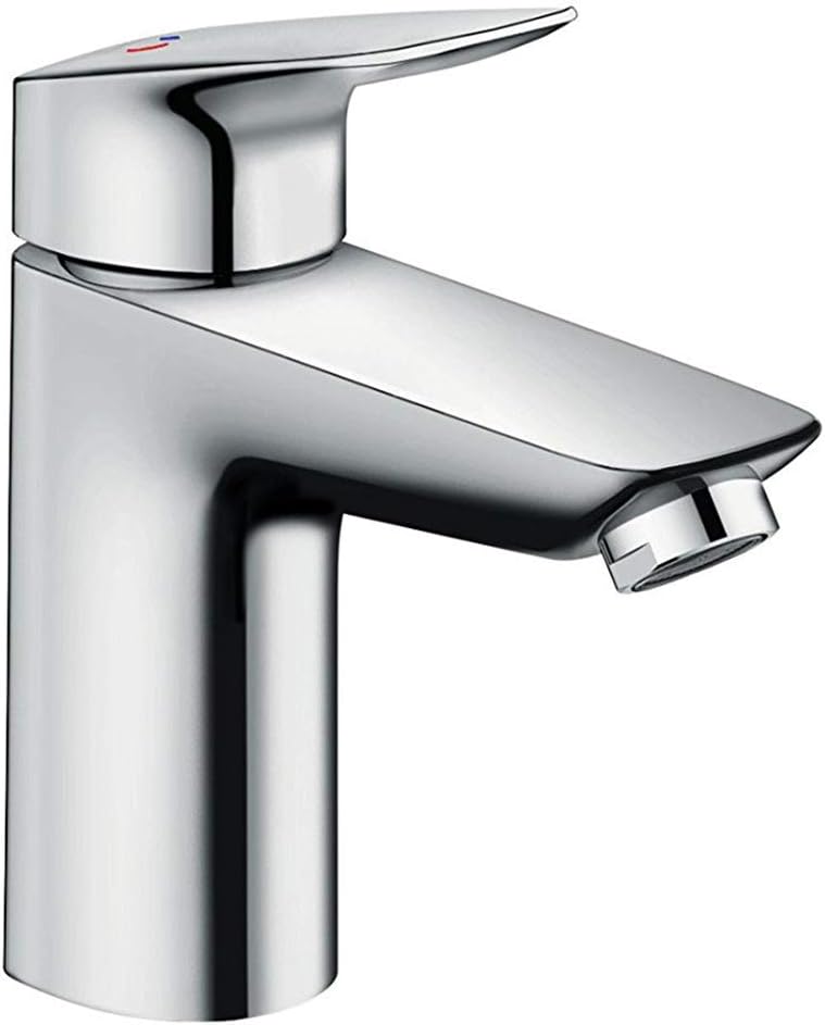 Logis basin mixer tap 100 with pop up waste, chrome 71100000