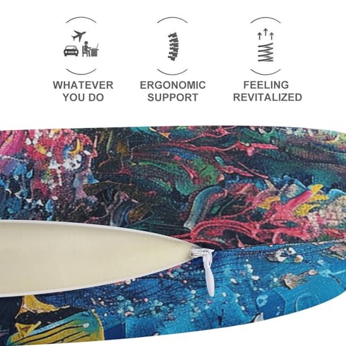 Almohada de viaje de espuma viscoelástica U cervical miniatura 5