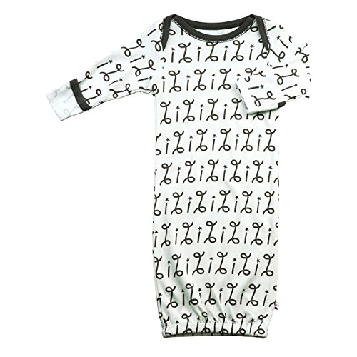 Babysoy Unisex Baby Long Sleeve Alphabet Pattern Gown SleepSack/Bundler