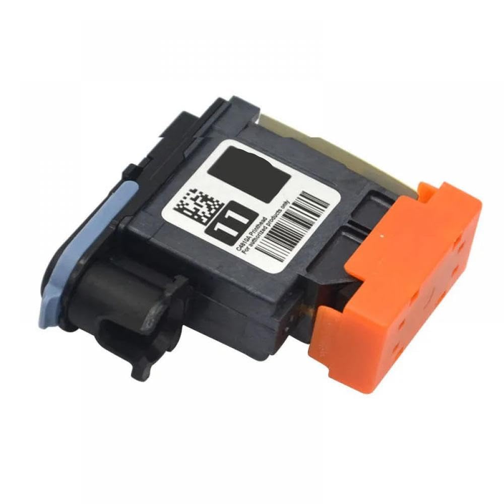 Compatible Print Head For HP11 Printer Head Works With Models HP100 HP510 HP800 HP110 Includes C4810A C4811A C4812A C4813A HP500 Printer Parts(C4811A Cyan)