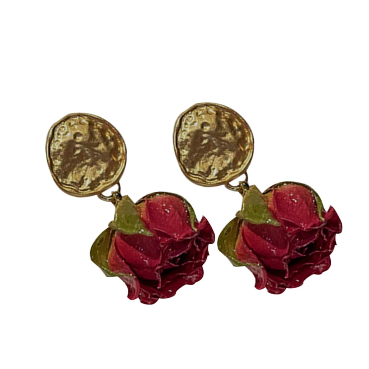 5 Pares Pendientes De Rosa Eterna Aretes Lindos Pendientes Joyas De Flores Para Orejas De Mujer Para Mujer De Moda Perder Aleación De Zinc Oreja De Flor Hada