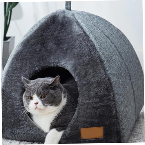 Nid de grotte chenil portable pour chat intérieur