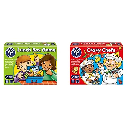 Orchard Toys Lunch Box and Crazy Chefs Game Cover