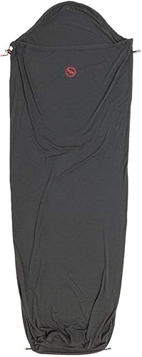 Big Agnes Forro de lana para saco de dormir, gris, 82"