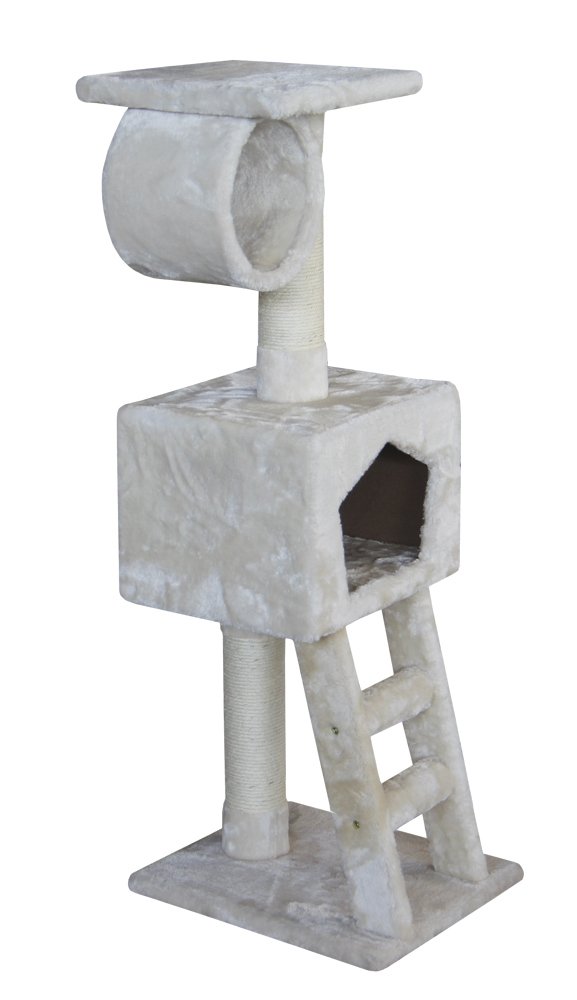 Nobby Kratzbaum Classic MASSA – creme, 40 x 35 x 111 cm