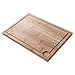 Produktbild StreamBrush® Großes Tranchierbrett Küchenbrett aus massivem Bambus H x B x T: ca. 1,8 x 28 x 39 cm Schneidebrett