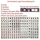 Mahjong Set Mit Arabischen Ziffern Professionelles Chinesisches Mahjong-Spielset 146 Tiles (Mahjongg, Mah-Jongg, Mah Jongg Set, Majiang)