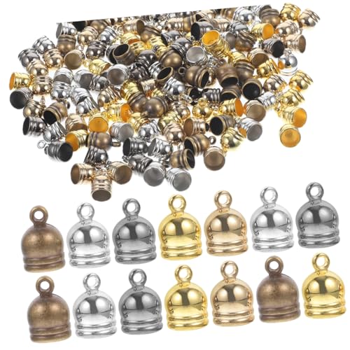 Tapones para extremos de cordón para hacer pulseras, abalorios de resina y manualidades DIY