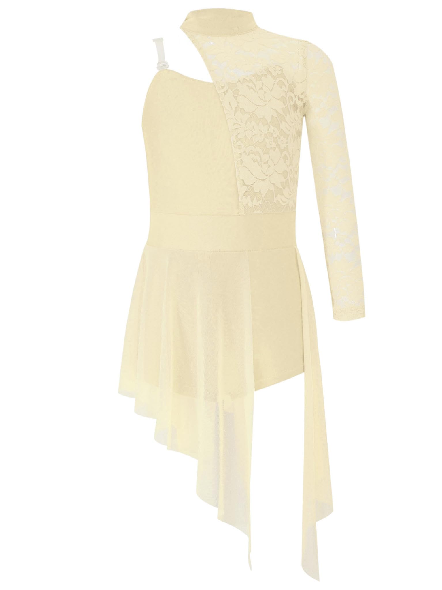 Robe De Danse Liturgique En Mousseline – Danse Classique, Lyrique, Contemporaine, Coupe Patchwork Coloré
