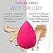 The Beauty Box Professional Beauty Makeup Blending Cosmetics Sponge, Flawless Foundation Blending for Liquids, Creams, Powder, Contour and Baking, Vegan Latex free, Edgeless Applicator
