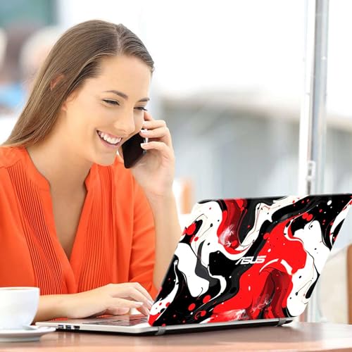 Image of DSGN 161 Full Body Laptop Skin Bubble-Free| Laminated| Removable| HD Quality Sticker for Laptops Upto 15.6 Inches Compatible with Asus
