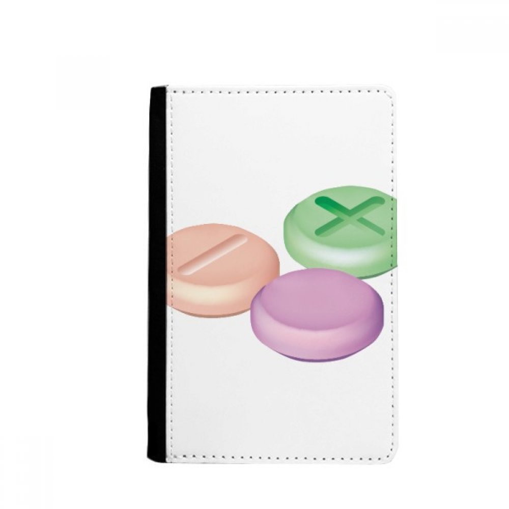 DIYthinker Pill Health Care Products Pattern Passport Holder Notecase Burse Wallet Cover Card Purse