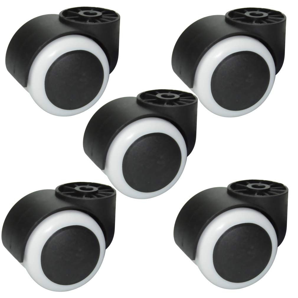 Zguouzantye No Rod 5 Pack Heavy Duty Caster Wheels For Furniture