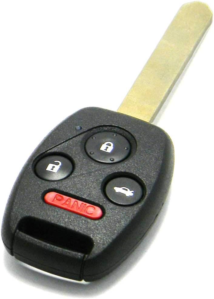 OEM Electronic 4-Button Remote Head Key Fob Compatible with 2003-2007 Honda Accord (FCC ID: OUCG8D-380H-A, P/N: 35118-SDA-A11)