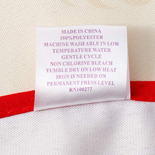 Homecrate European Fall Harvest Tablecloth Printed Autumn Leaves And Pumpkins, 60" Round, Ivory, Vl-Euro Autumn Leaves 67747 Iv-3 #TOP2