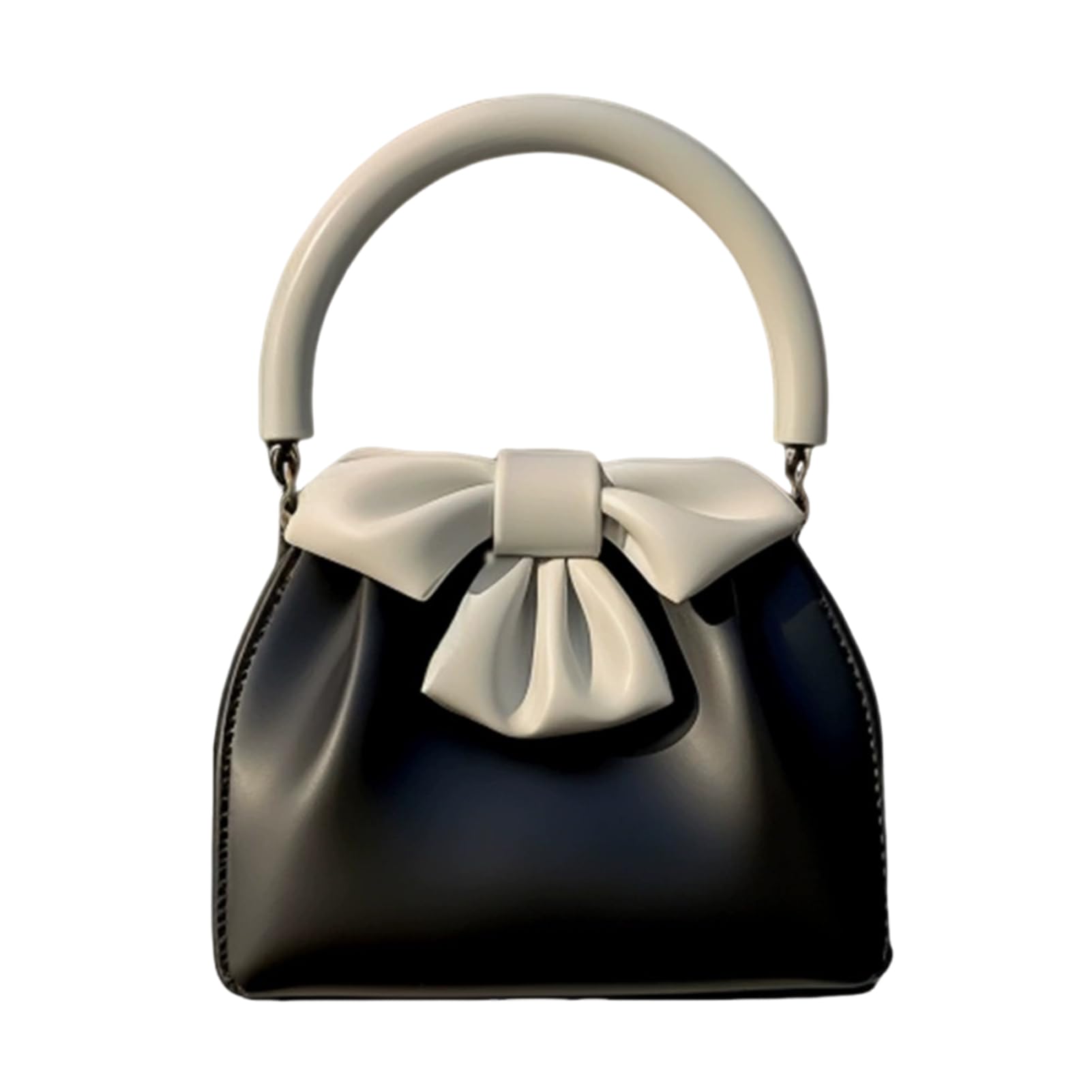 Sac à main noir imperméable à nœud pour voyage et spectacle - 8