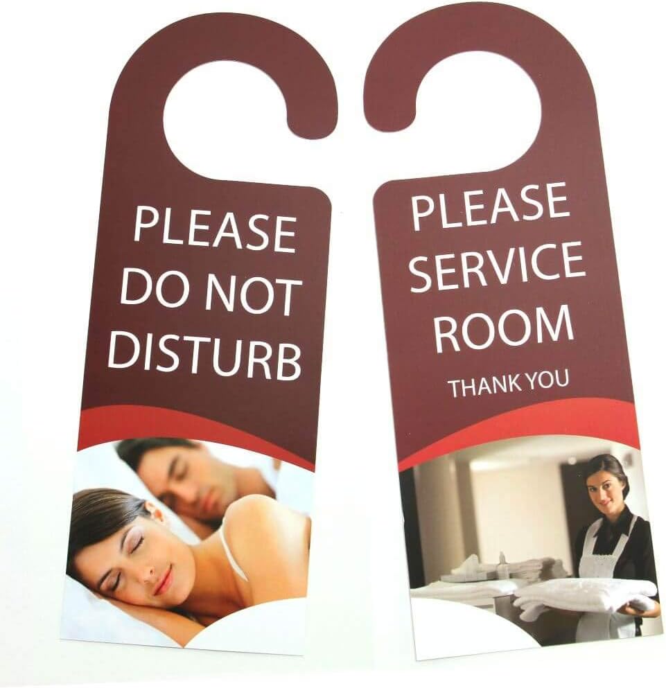 Do Not Disturb Door Hangers - Full Colour