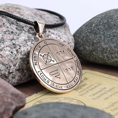 Moonlight Mysteries Bronze Third Pentacle of Jupiter Talisman for Protection - Thumbnail 4