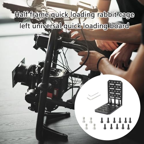 Plataforma de montaje de extensión de placa de queso en forma de L para monitor, cámara, base de jaula de cámara, accesorios de videocámara, plataforma de montaje de cámara - imagen 8