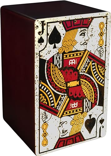Meinl Caja de percusión Backbeat Bass Cajon Drum con orificio de sonido con puerto y cuerdas ajustables para efecto de caja, no fabricado en China, para música acústica, 2 años de garantía (BBCAJJS)