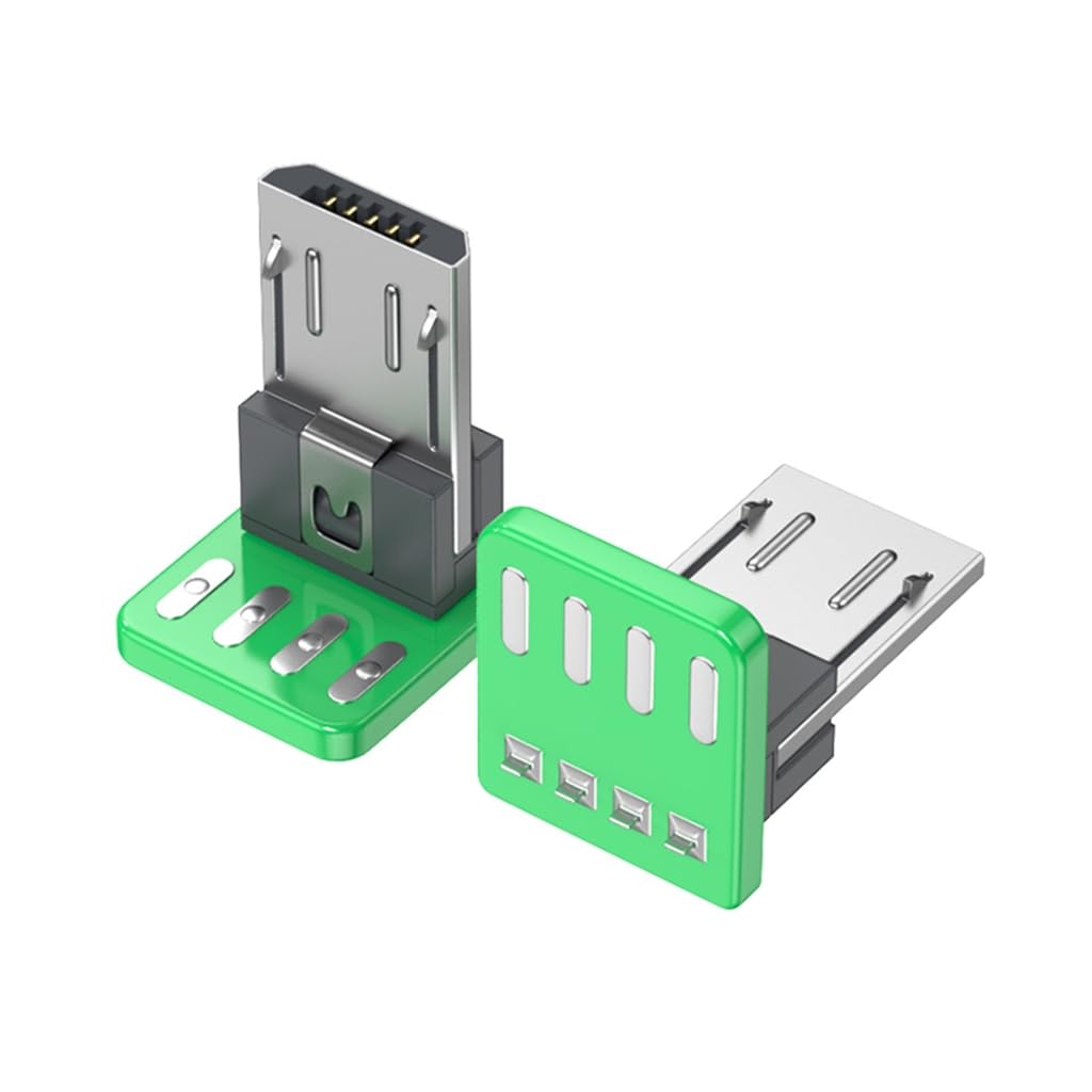 Tsophreniq USB 2.0 PCB Mount Connector Assortment USB 4Pin/USB C 5Pin PCB Mount Socket Connector Power Supply Adapter