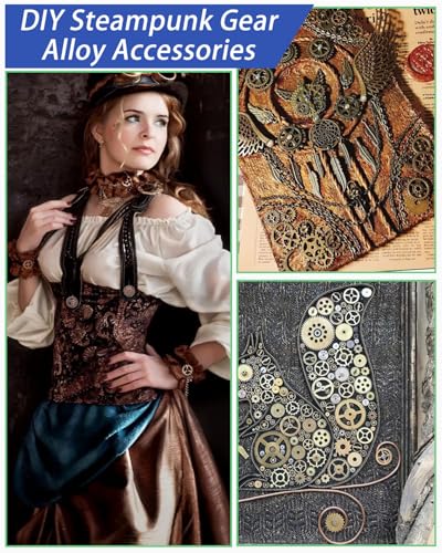 Miniatura 4 de Steampunk Accesorio, Engranajes De Metal Para Manualidades Y Fabricación