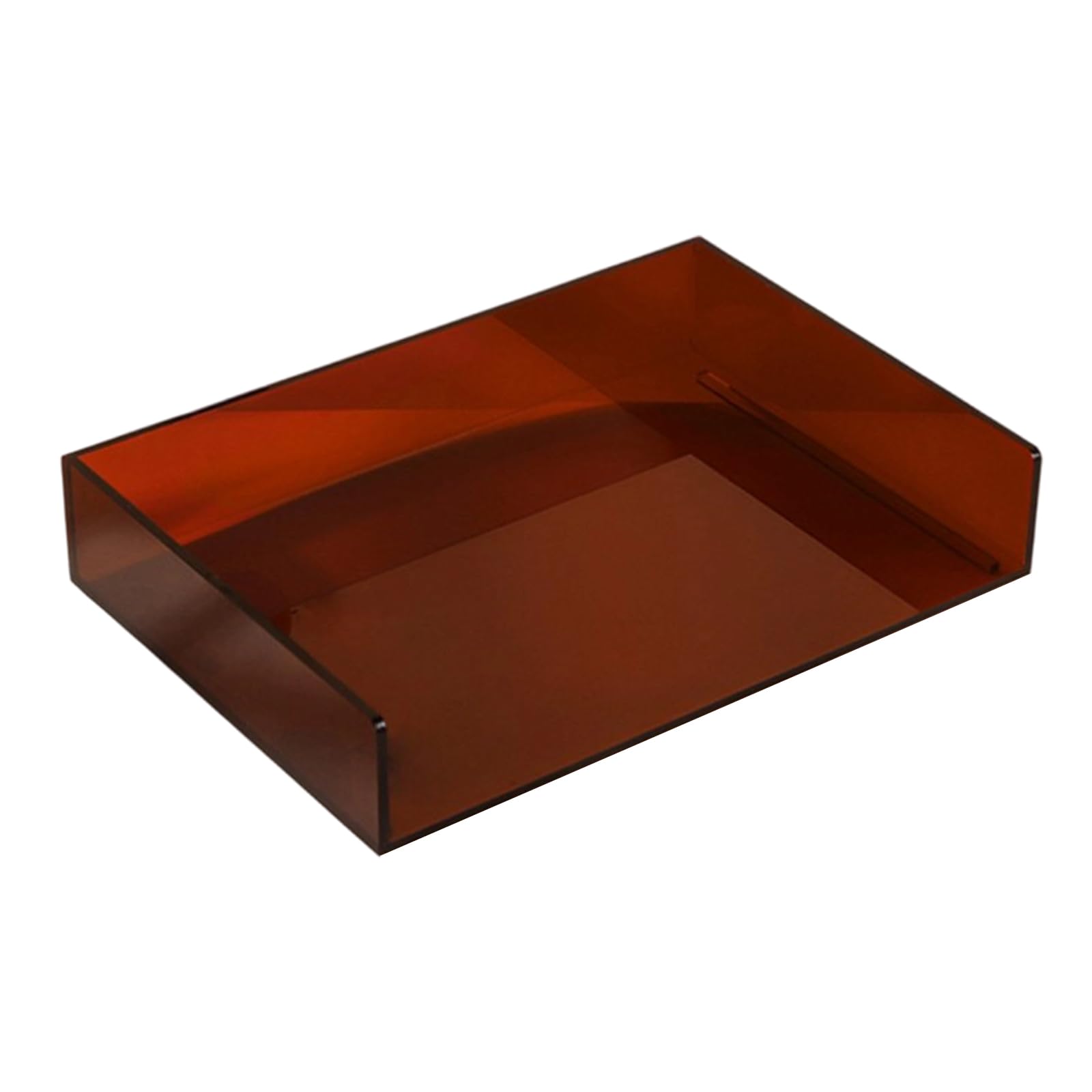 Piceioep Clear File Organizers Stackable Document Box with Layout Option for Offices Desk Home Study Storage Solution in 6 Color Desktop File Planner