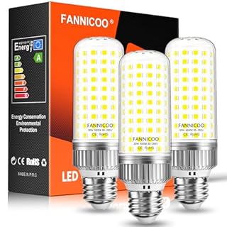 LED Light Bulbs 250W Equivalent Led Bulbs 3750LM 6500K Cool Daylight White 30W E26/E27 Base Ceiling Fan LED Corn Light Bulb for Garage Backyard Warehouse Basement Yard Indoor Outdoor(3 Pack)