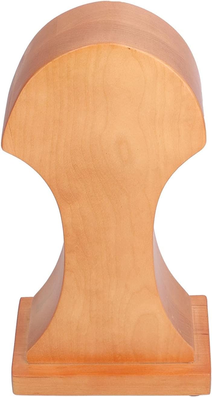 Unique Beech Headphone Stand – Nonslip, Stable, Strong & Durable Headset Hanger with Smooth Painted Finish and Stable Base, Ideal for Home, Office, or Studio Use