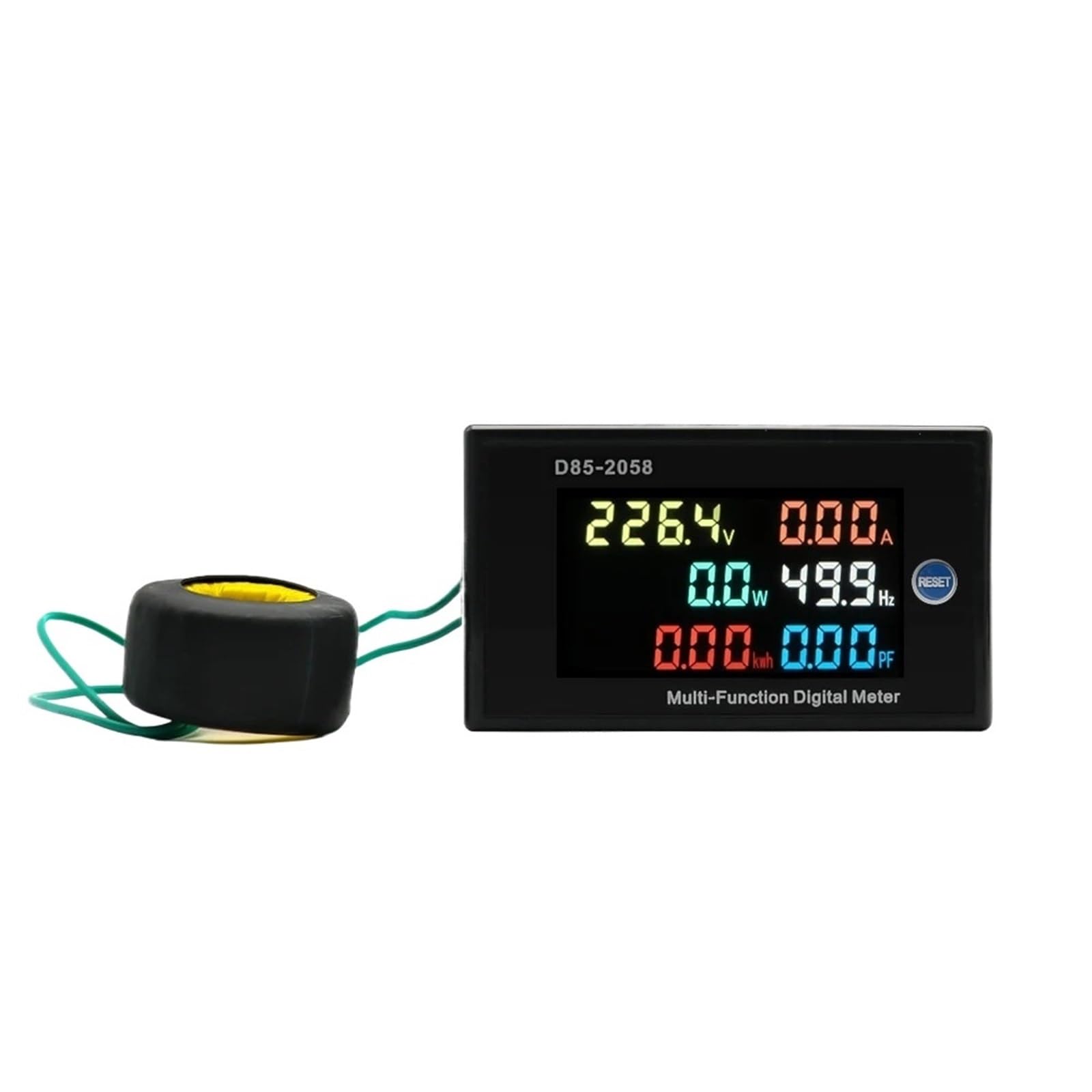 Medidor de panel de CA digital D85-2058 monofásico LCD de 200-450V para el hogar 6