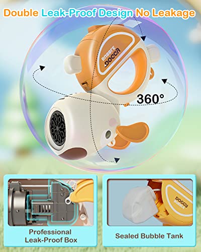 Bubble Machine Gun Toys For Toddlers: Outside Toys For Toddlers 1-3 | Bubbles For Kids | Bubble Blower For Bubble Blaster| 2 Year Old Girl Birthday Gift Bubble Maker | Battery Operated Bubble Gun Toy #TOP3