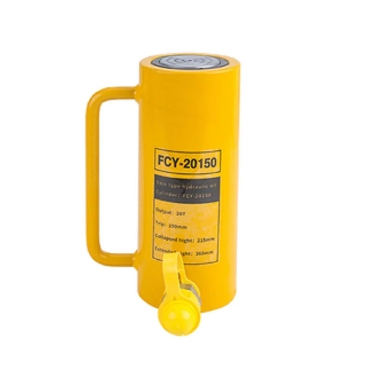 DUOCAI Hydraulic Ram Jack Multi-Section Stroke 20T(150MM), hydraulic lifting jack split type, industrial grade jack lifter tool equipment