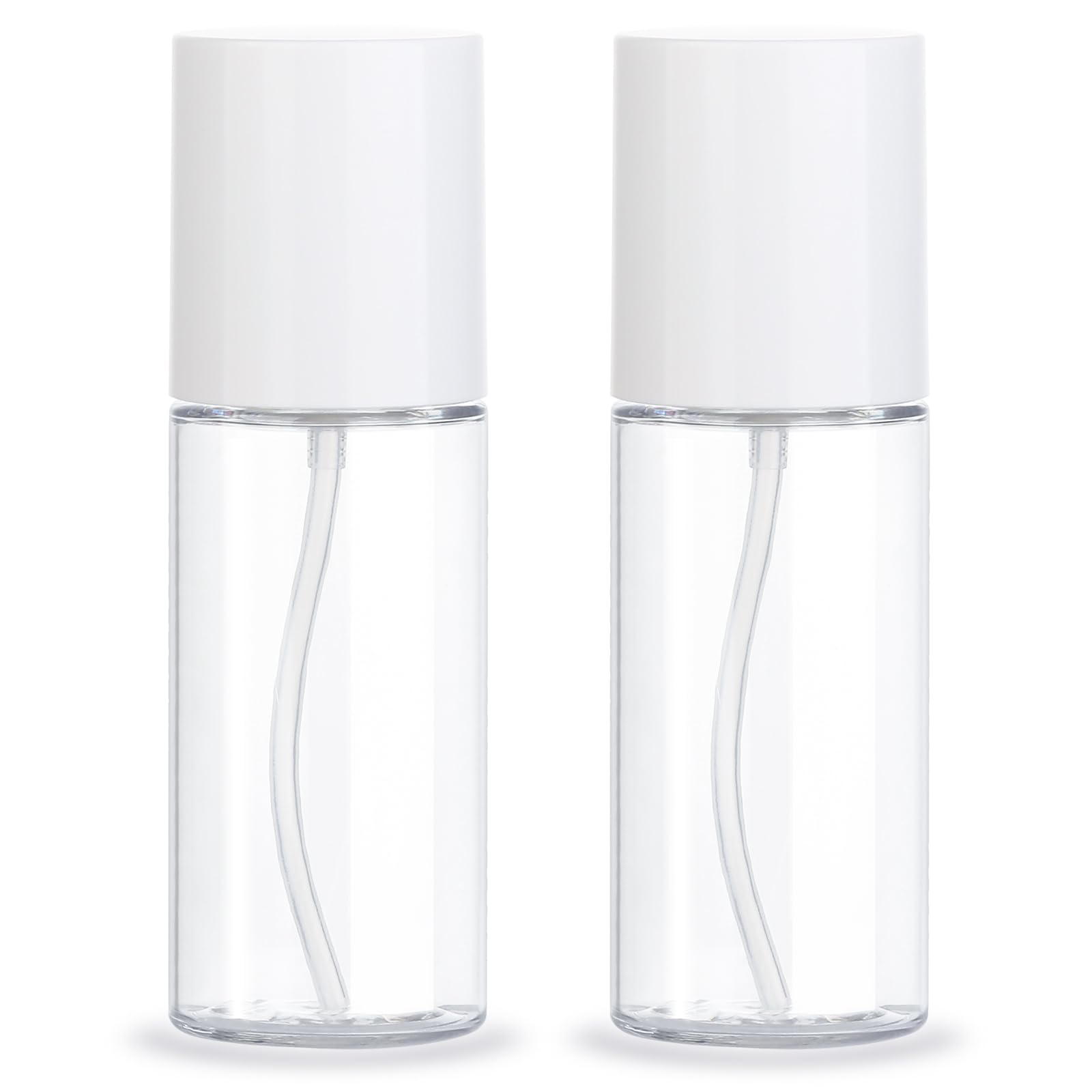 Travel Pump Bottle 2pcs Cosmetic Pump Container for Cream Essential Oils