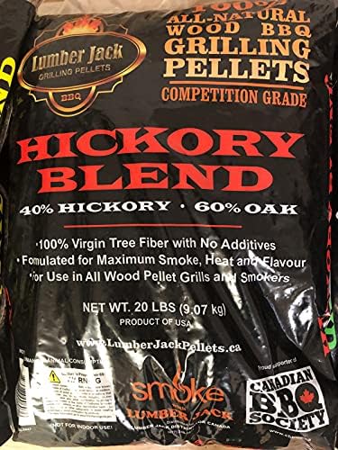 Lumber Jack Hickory Blend Wood BBQ Pellets | 20 Pound Bag