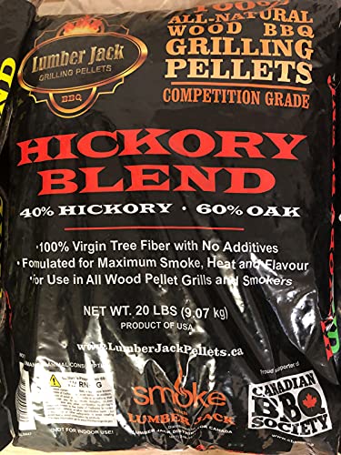 Lumber Jack Grillpellets aus Hickory-Mischung, 9 kg Beutel