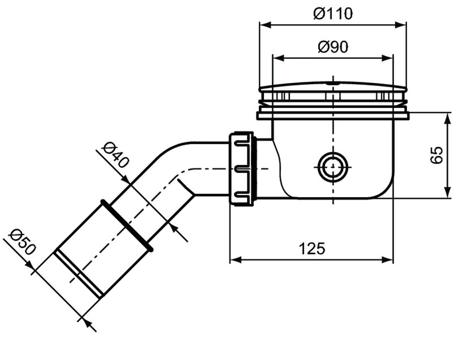 Ideal Standard - Válvula Desagüe 90Mm Diámetro (J3417AA)