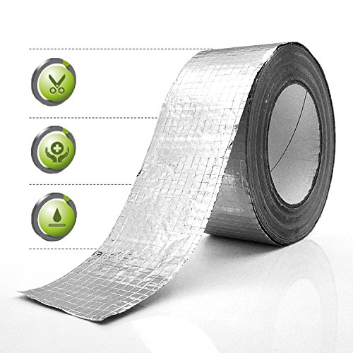 Preisvergleich Produktbild ISUM Aluklebeband Dampfsperre Klebeband - Innendämmung & Außendämmung I Dämmmaterial diffusionsdicht verkleben I 1 Rolle I 50 Meter x 60 mm