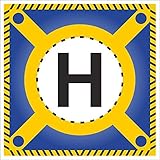 WERBEPUNKT. Drohne Landeplatz Landeplattform Startplatz Landing Pad 3 mm Alu-Verbund - Motiv 1