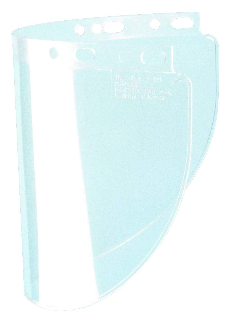 Honeywell 4178CL Fibre-Metal Face Shield Window, Capacity, Volume, Standard, Clear (Pack of 12)