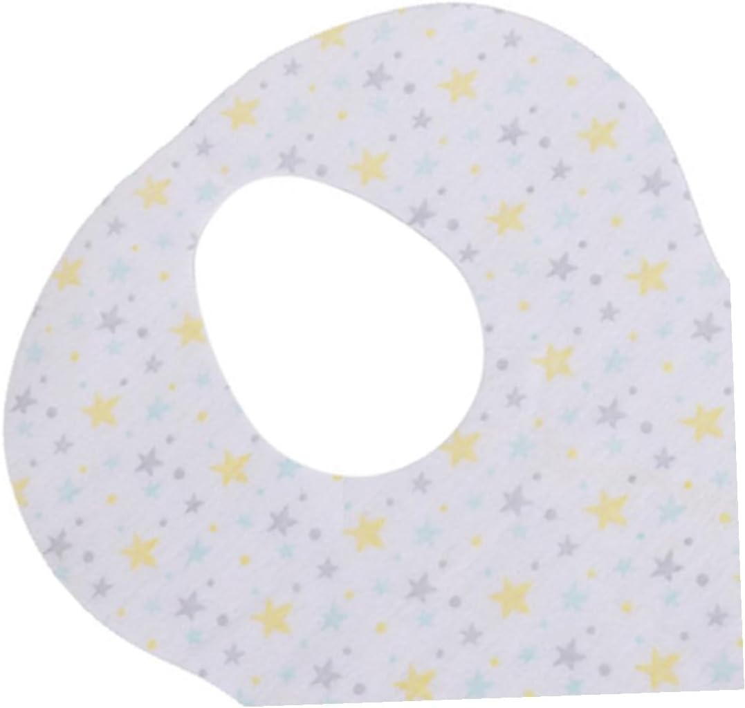 Vaguelly 20 Pcs Portable Bibs Disposable Waterproof Newborn Feeding Bib Aprons for Travel and Mealtime Use Style
